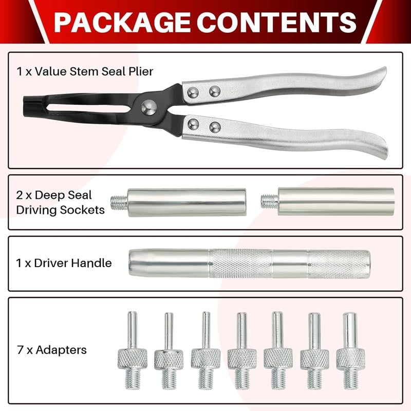 11 Pcs Valve Stem Seal Remover and Installer Set