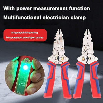 4-in-1 Multi-Function Wire Stripper Pliers with Integrated Electrical Testing