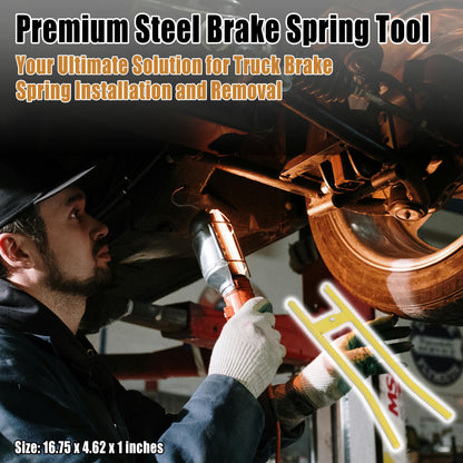 Premium Steel Brake Spring Tool for Trucks