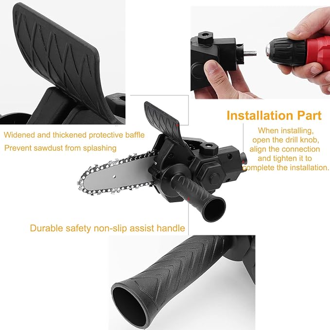 Chainsaw Drill Attachment Kit