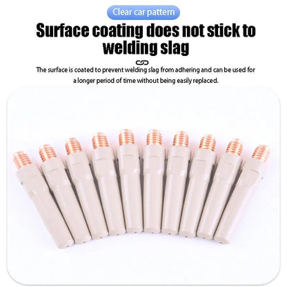 Secondary Protection Welding Gun Coated Conductive Nozzle