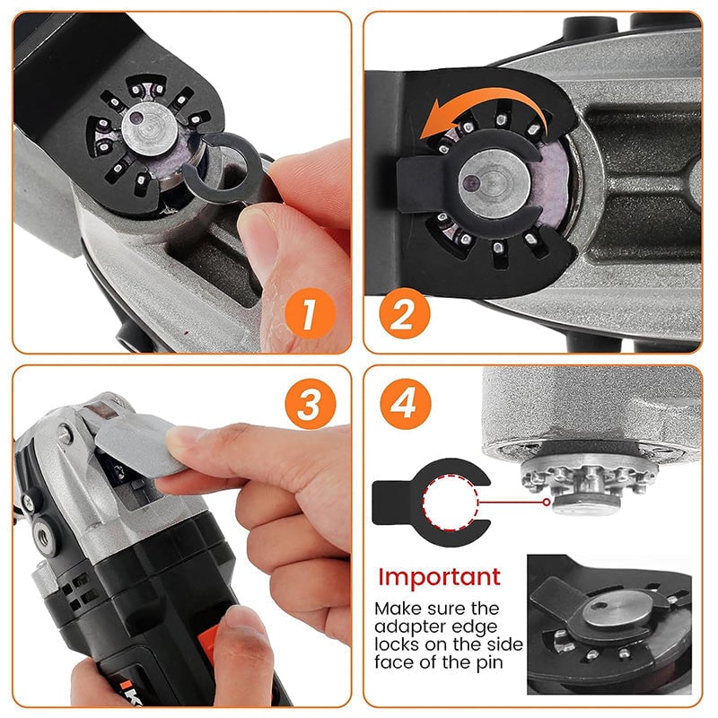 Curved-Edge Oscillating Tool Blade