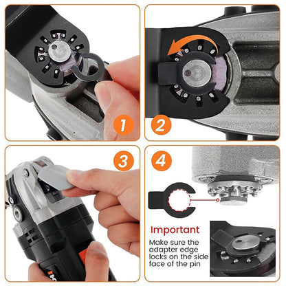 Curved-Edge Oscillating Tool Blade