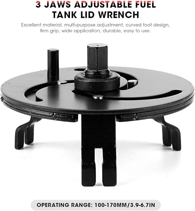 Adjustable Fuel Tank Lid Wrench