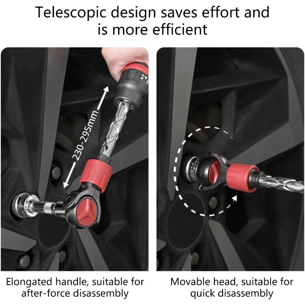 Compact Quick-Release Ratchet Spanner