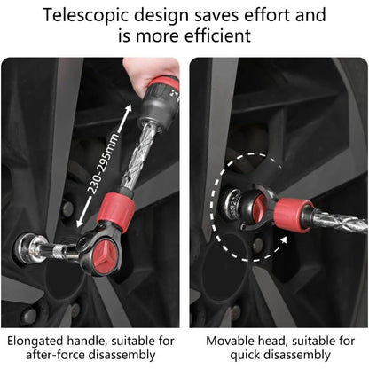 Compact Quick-Release Ratchet Spanner