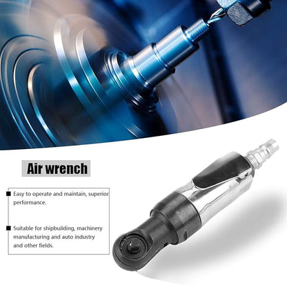 Compact 300 RPM 1/4" Air Ratchet Wrench