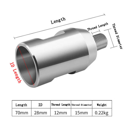 Heavy-Duty 1/2′′ Impact Drill Chuck with Adapter