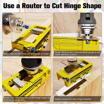 Door Hinge Router Template