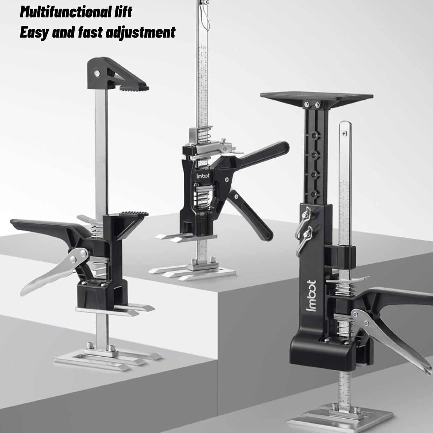 2 Pcs 45# Steel Handheld Furniture Jack