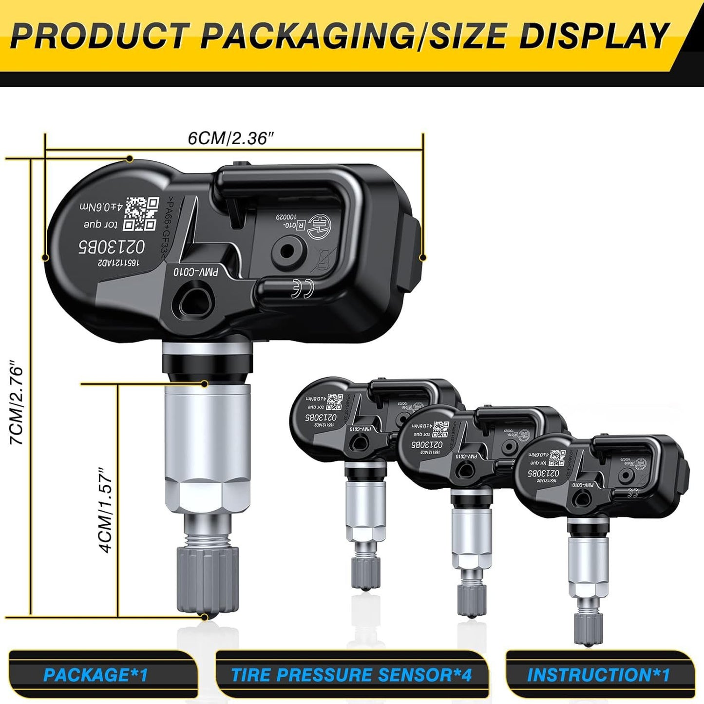 Pre‐Programmed 315 MHz TPMS Sensor