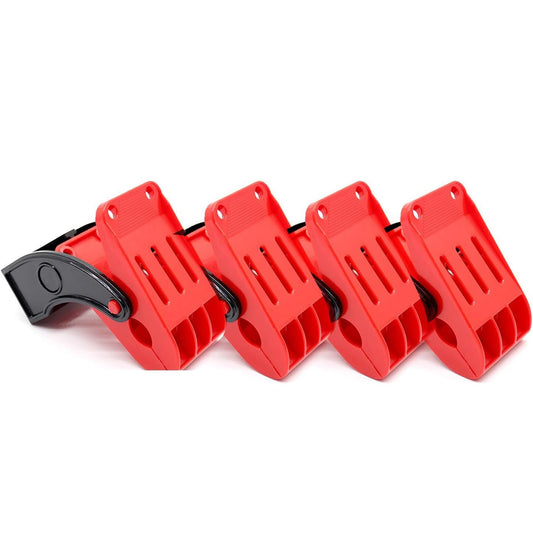4 Pcs Heavy‐Duty Mat Cleaning Clamps