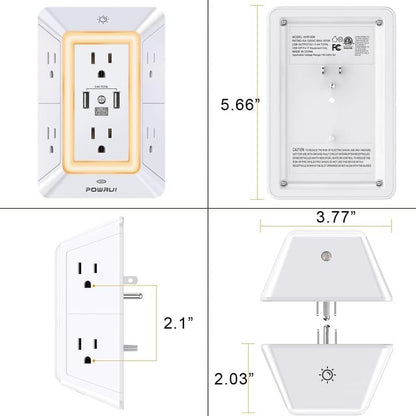 Multi Plug Outlet Surge Protector