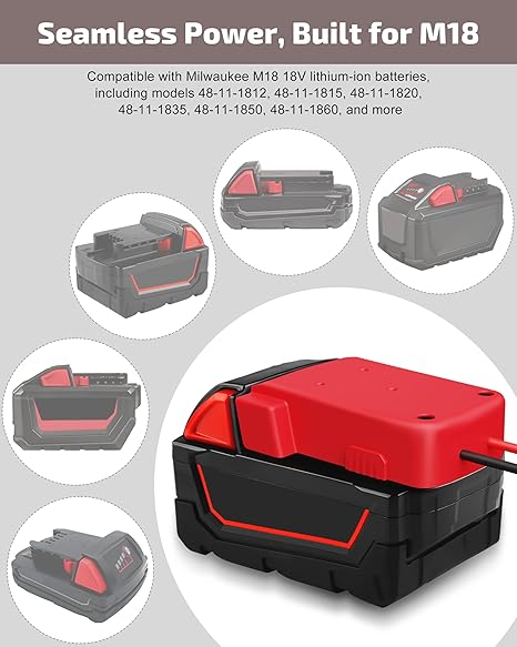 M18 Battery Adapter for DIY Power Wheels