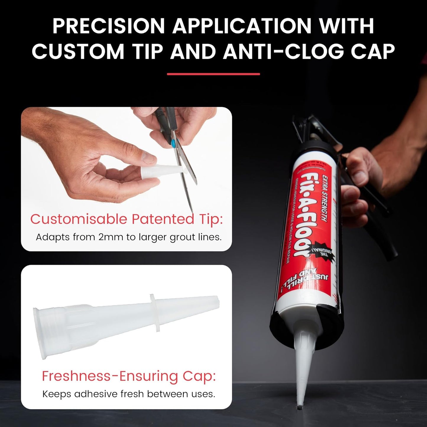 Fix-A-Floor Adhesive Repair Solution