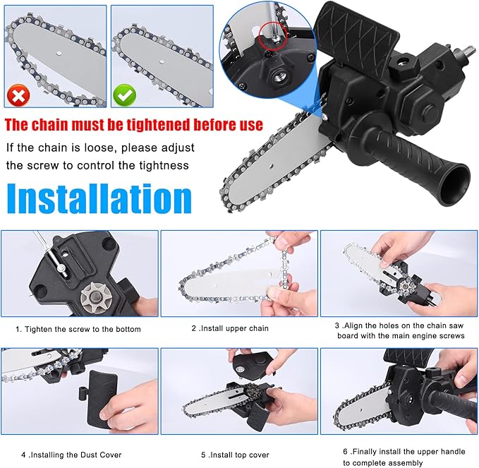Chainsaw Drill Attachment Kit