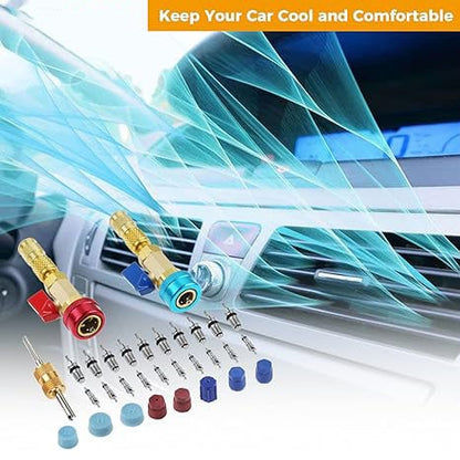 R134A AC Valve Core Remover & Installer Kit