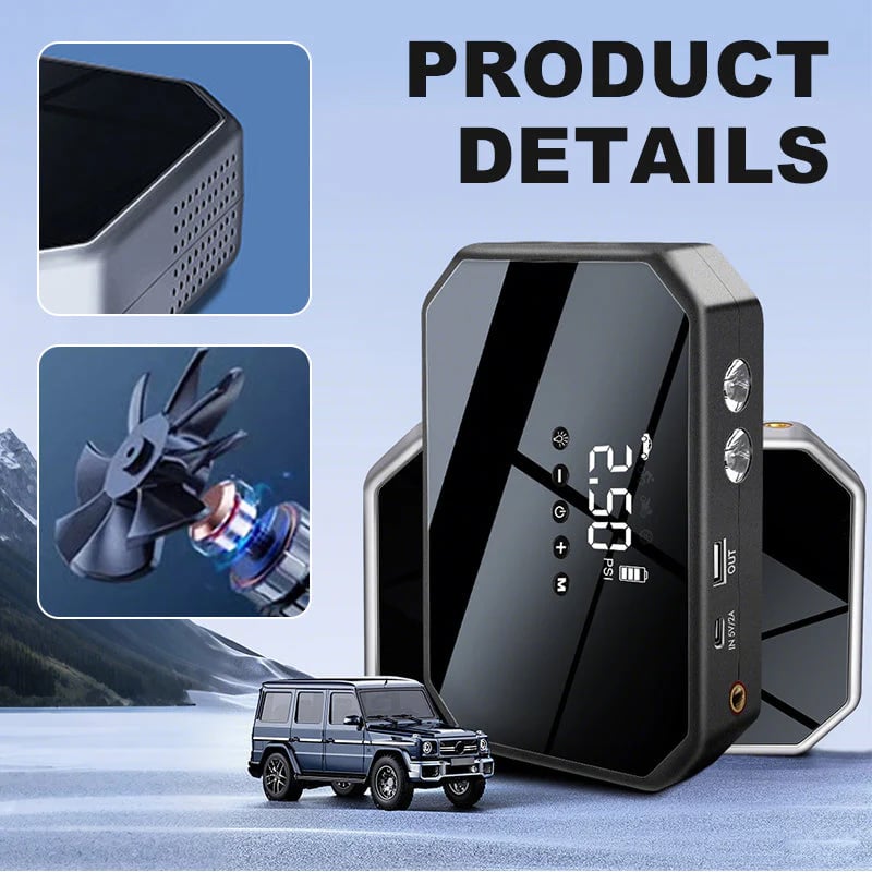Car Emergency Starting Power Supply & Inflatable Pump Set