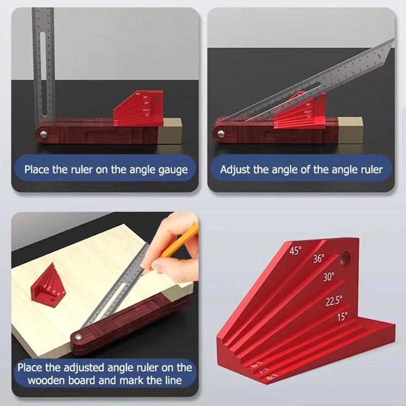 Angle Measuring Block Gauge with 30°-45°Adjustable