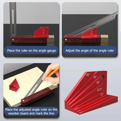 Angle Measuring Block Gauge with 30°-45°Adjustable