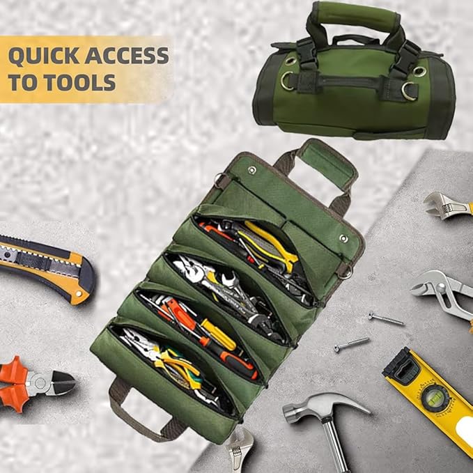 Rugged Roll-Up Tool Bag