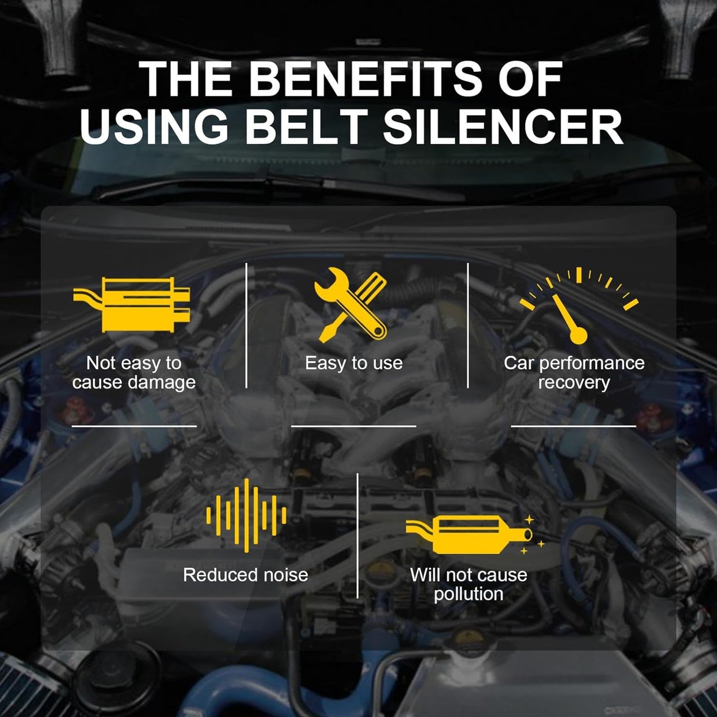 Car Engine Belt Silencer