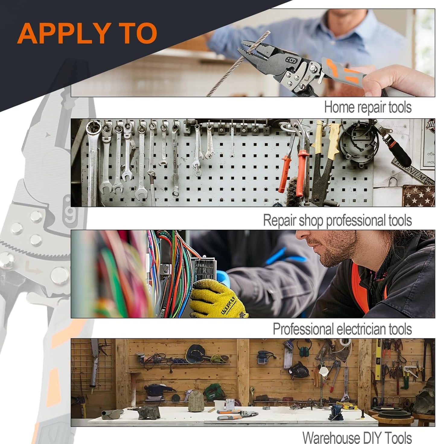 Ratchet Wire Cutter & Pliers