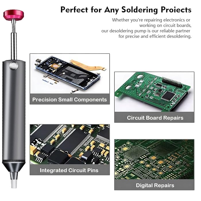 Innovative Silicone Nozzle Desoldering Pump