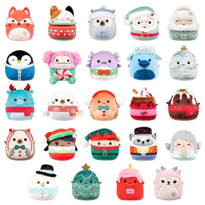 🎅 2026 Squishmallows 24-Day Micromallows Holiday Plush Advent Calendar