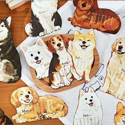 2026 Cute Pet Illustration Calendar