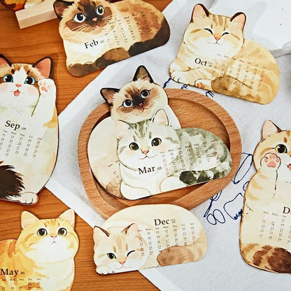 2026 Cute Pet Illustration Calendar