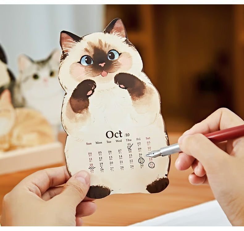 2026 Cute Pet Illustration Calendar
