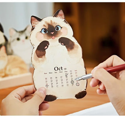 2026 Cute Pet Illustration Calendar