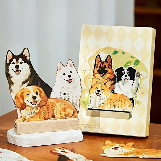 2026 Cute Pet Illustration Calendar