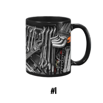 3D Mechanical Toolbox Coffee Mug Set